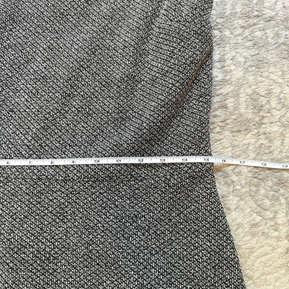 Loft Gray Business Formfitting Ruffle Bottom Dress - - Picture 8 of 10